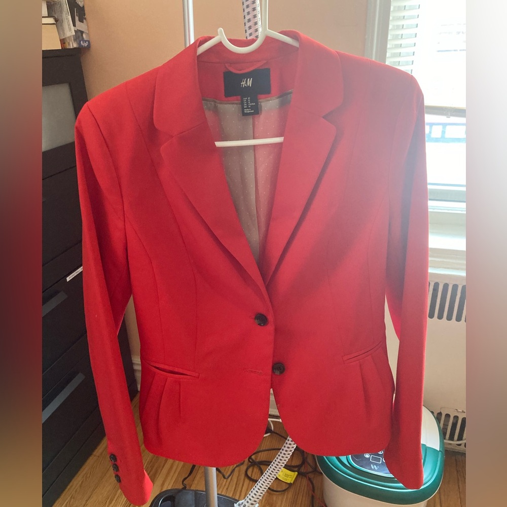 H&M - Red Blazer - Size 10 - Price as marked!